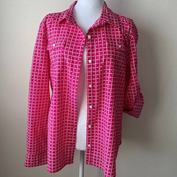 💖 TOMMY HILFIGER Classic Pink 100% Cotton Button Down Shirt - Size XL 💖 - Picture 1 of 11